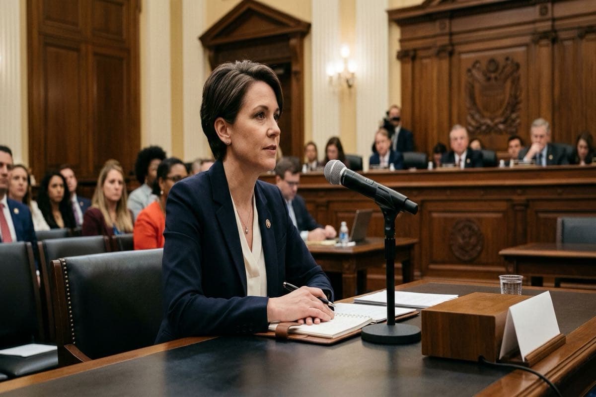 NANA's policy director testifying before a federal regulator